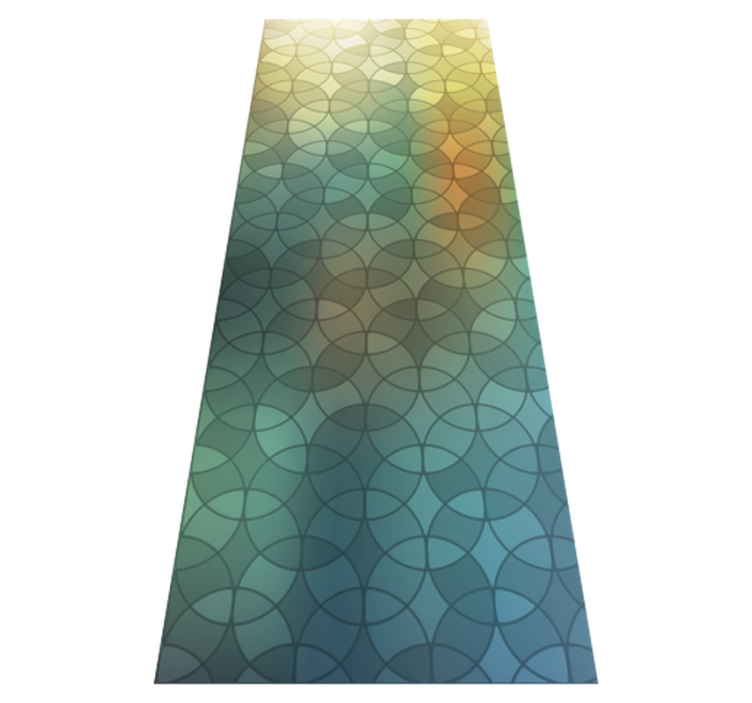 Vinyl tapijt badkamer 3d glaseffect - TenStickers