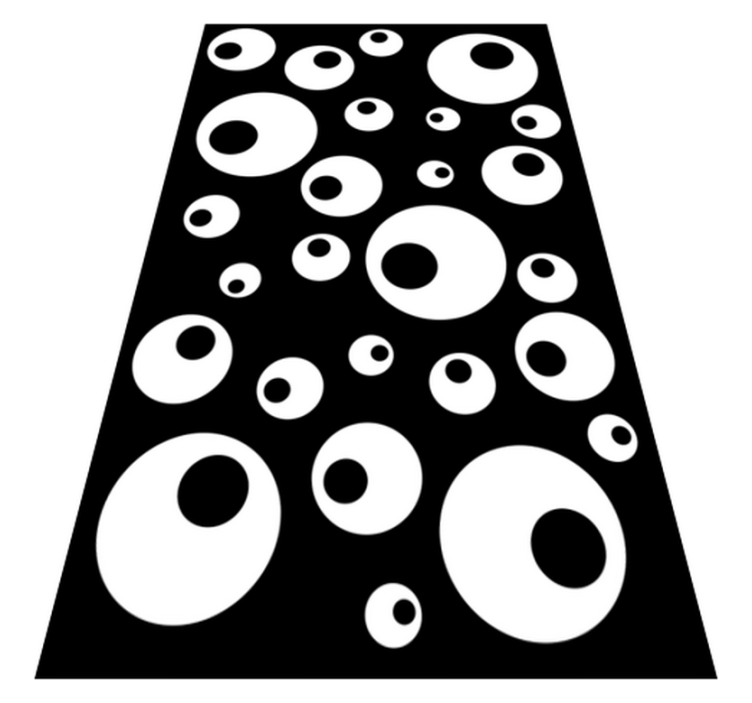 Vinyl tapijt badkamer waterparels - TenStickers