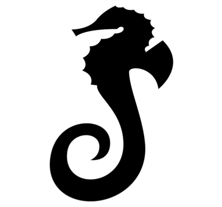 Vinyl tapijt badkamer zeepaard pack - TenStickers