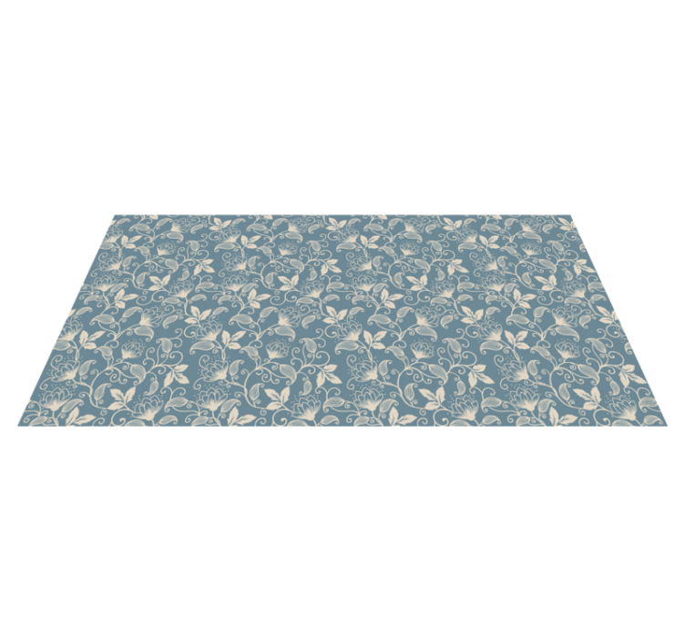 Vinyl tapijt bloemen en planten met bloemenmotief - TenStickers