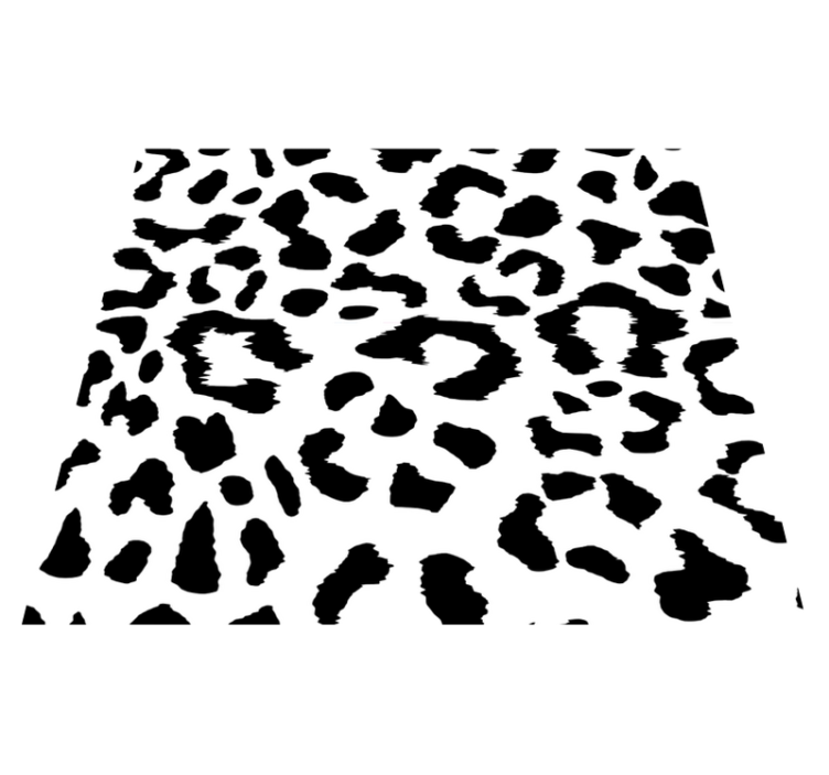 Vinyl vloerkleed dierenprint luipaard eenvoudig - TenStickers