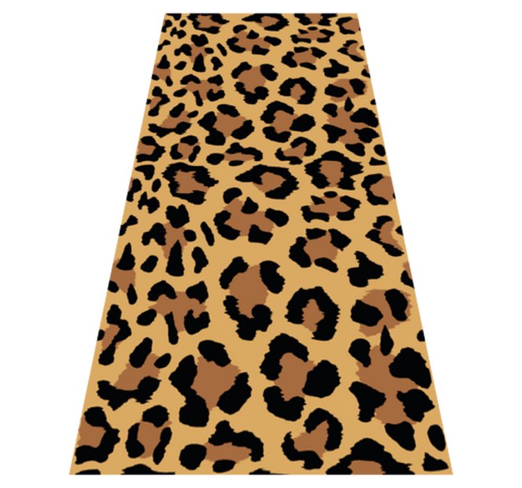 Vinyl vloerkleed dierenprint panterprint - TenStickers