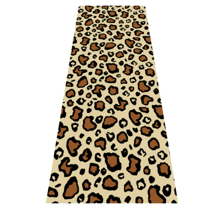 Vinyl vloerkleed dierenprint klassieke luipaardprint - TenStickers