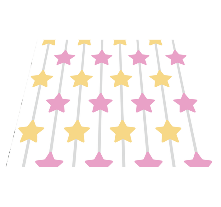 Vinyl tapijt sterren fenomenale zoetheid - TenStickers