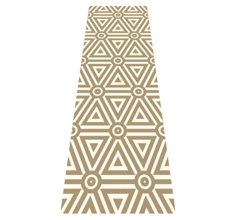 Vinyl tapijt geometrisch retro vintage stijl - TenStickers