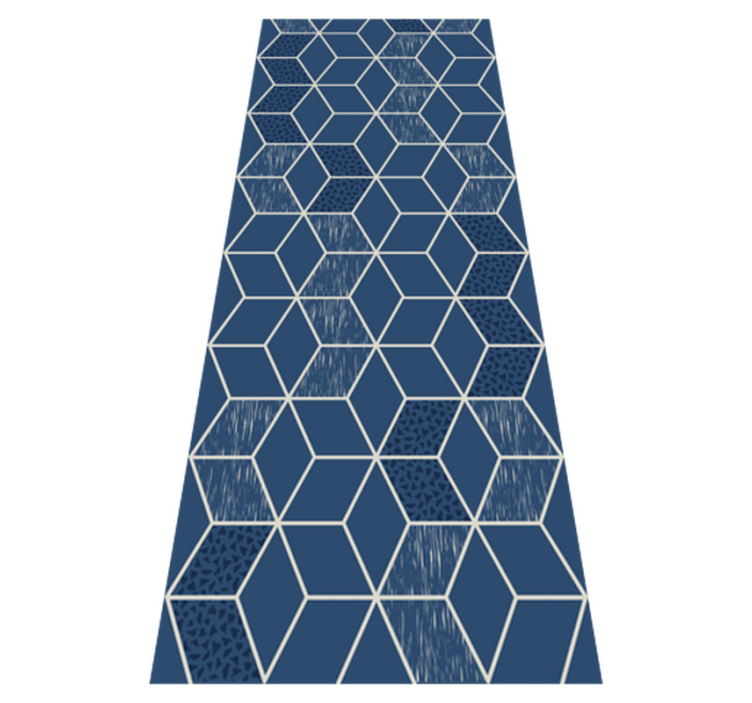 Vinyl tapijt geometrisch distressed vittoria - TenStickers