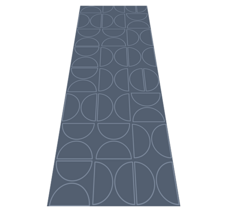Vinyl tapijt geometrisch rasch symmetry curve - TenStickers