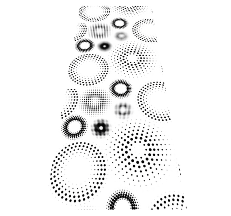 Vinyl tapijt geometrisch naadloze stippen - TenStickers