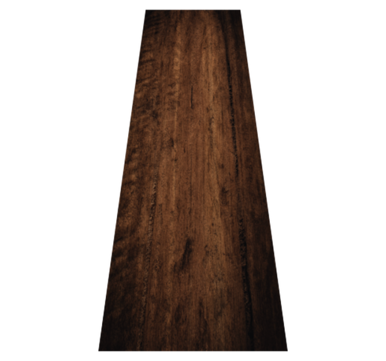 Vinyl tapijt slaapkamer ruwe donkerbruine patina hout - TenStickers