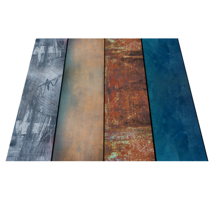Vinyl tapijt slaapkamer abstracte textuurpanelen - TenStickers