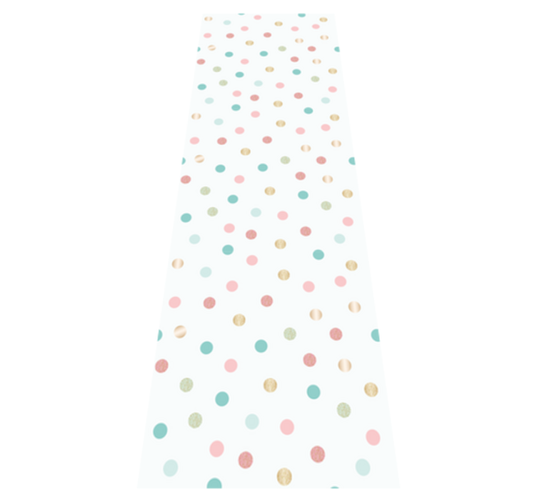 Vinyl tapijt slaapkamer glitter confetti stippen patroon - TenStickers