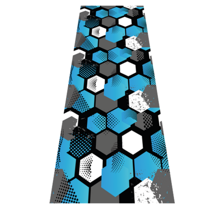 Vinyl tapijt slaapkamer abstract gradient voetbalachtergrond - TenStickers
