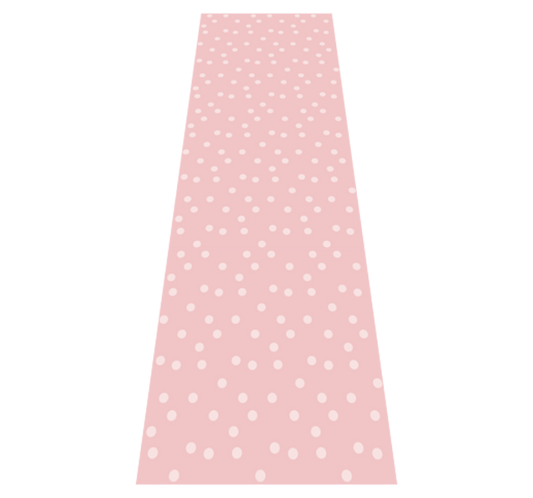 Vinyl tapijt slaapkamer zacht pastel baby kleuren stippen - TenStickers