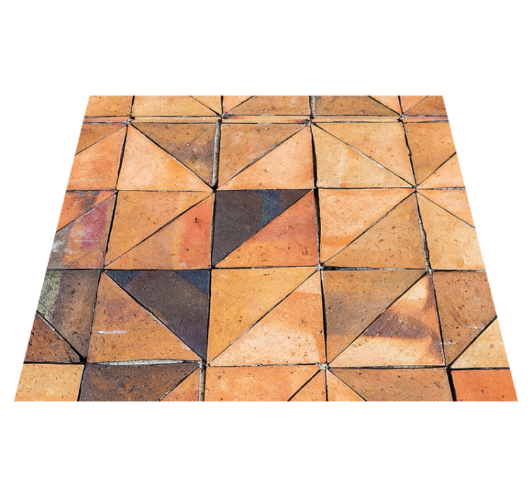 Vinyl tapijt badkamer stone vintage - TenStickers