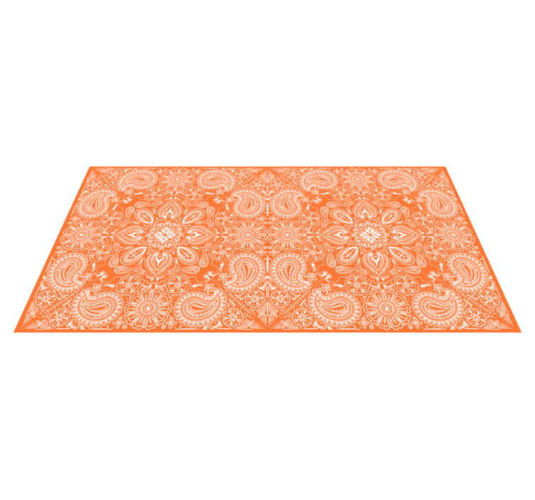 Vinyl tapijt keuken paisley tegelmeubilair - TenStickers