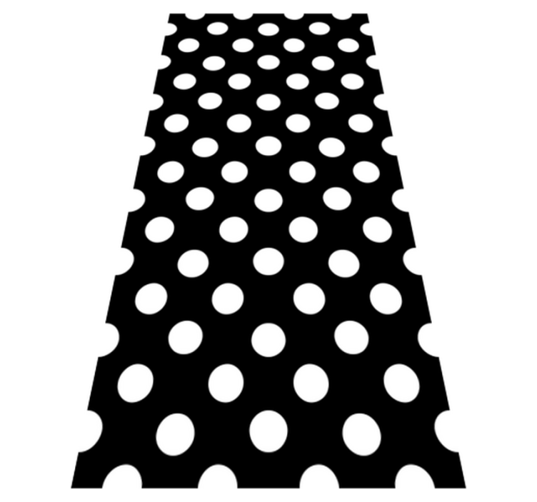 Vinyl tapijt keuken stippenmotief - TenStickers