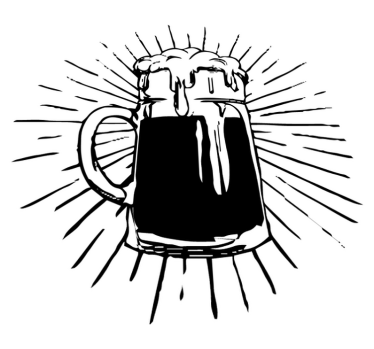 Vinyl tapijt keuken beer licht - TenStickers