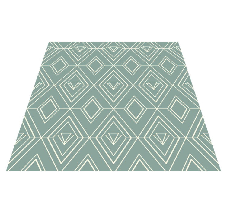 Vinyl tapijt keuken art deco geometrisch patroon - TenStickers