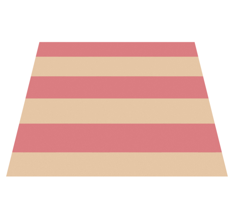 Vinyl tapijt keuken met roze horizontale strepen - TenStickers