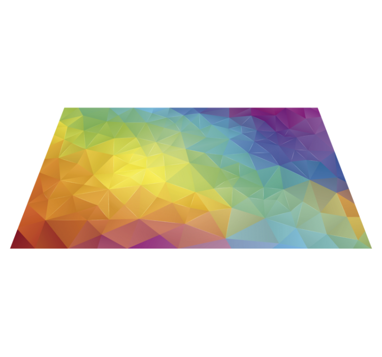 Vinyl tapijt geometrisch spectrum - TenStickers
