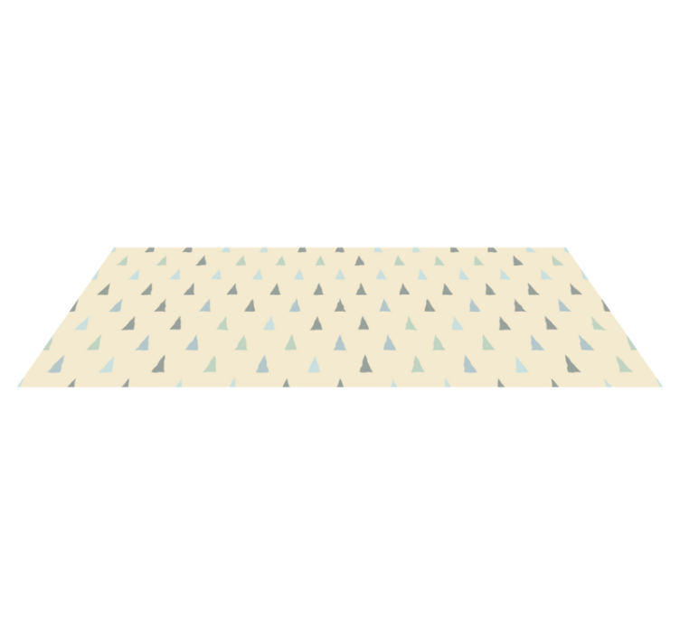 Geometrische driehoeksvormen vinyl tapijt strepen - TenStickers