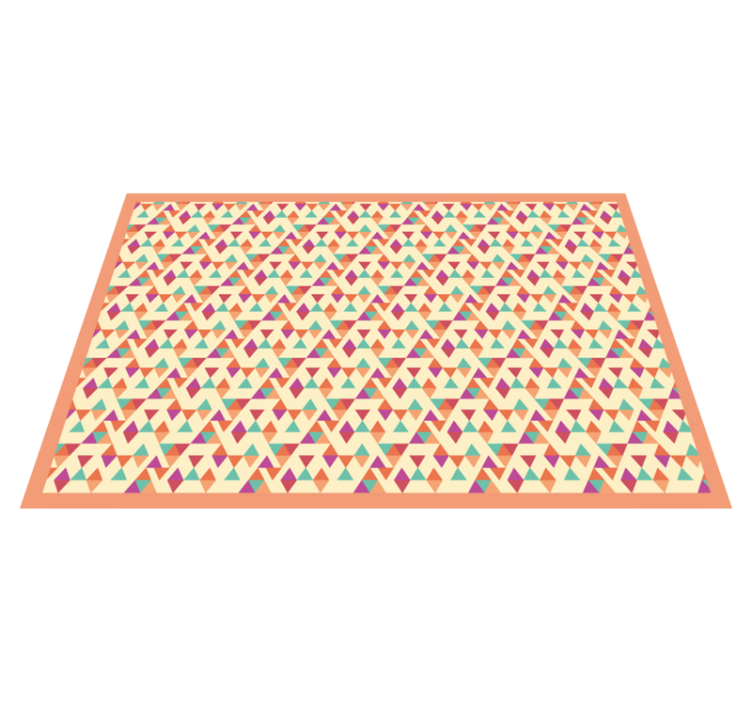 Loper met mozaïekpatroon vinyl tapijt mozaïek - TenStickers