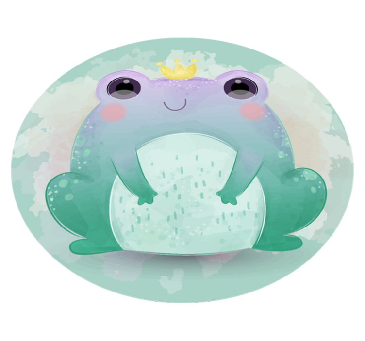 Cartoon aquatische vrienden vinyl tapijt meer kinderen - TenStickers