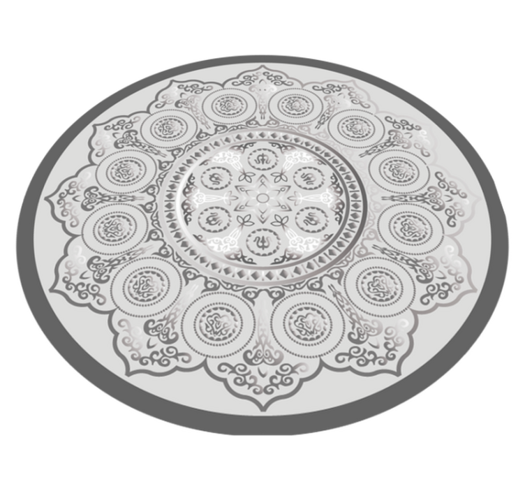 Vinyl tapijt mandala patroon overlay - TenStickers