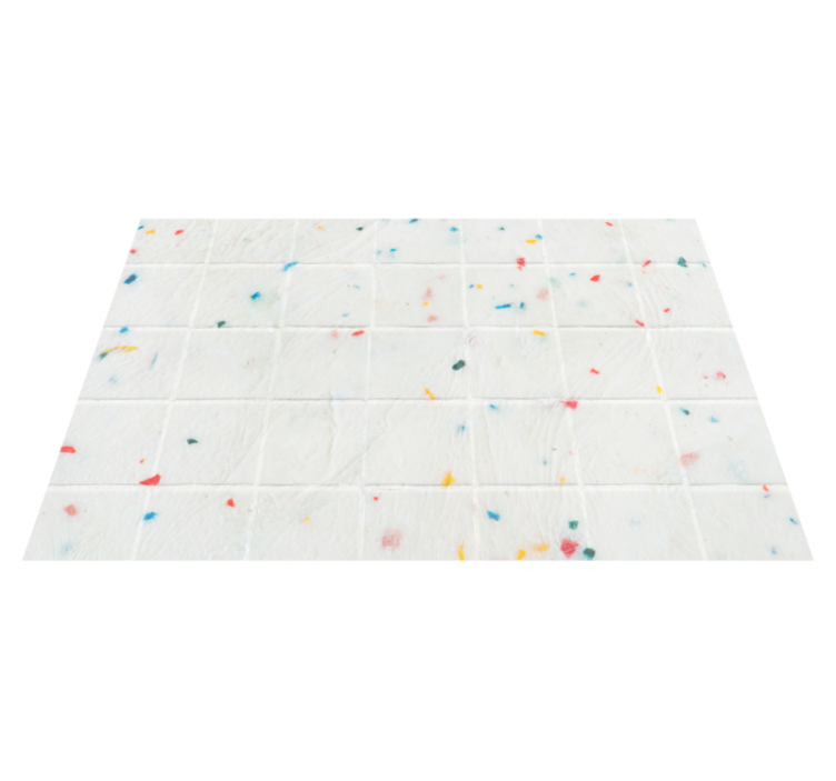 Terrazzo tegelpatroon vinyl tapijt tegels - TenStickers