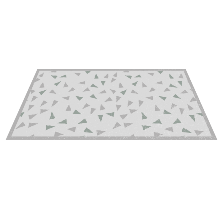 Vinyl tapijt geometrisch driehoekige componenten - TenStickers