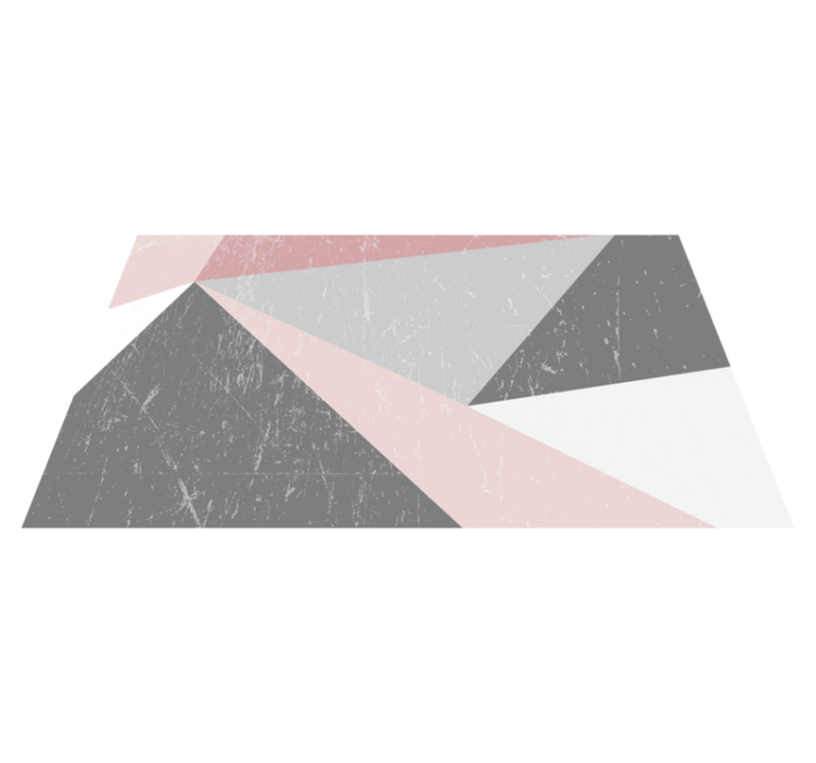 Geometrische vormen-overlay vinyl tapijt geometrisch - TenStickers