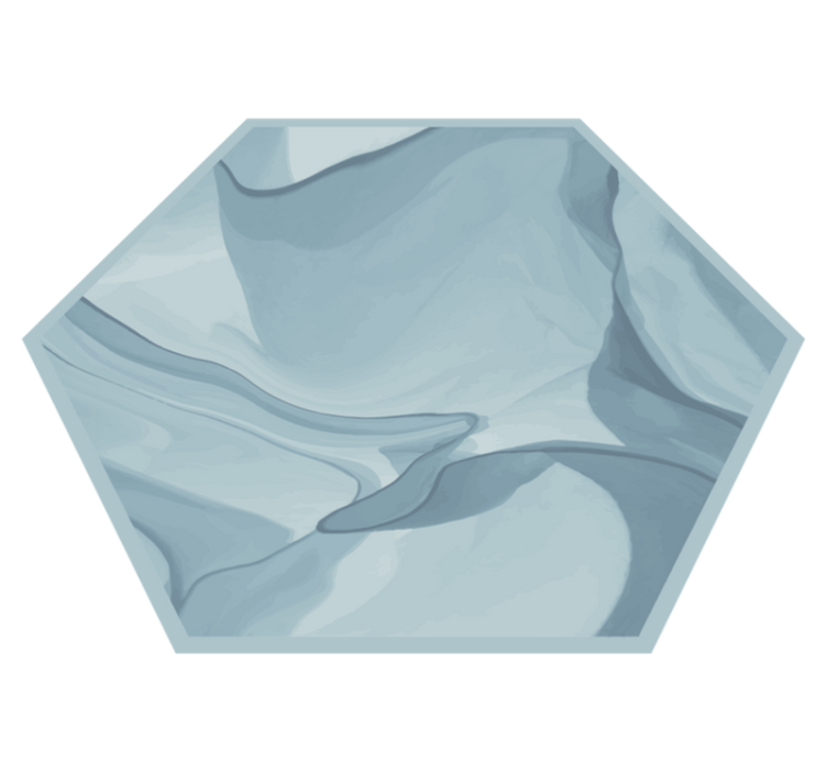 Abstracte blauwe golven vinyl tapijt textuur - TenStickers