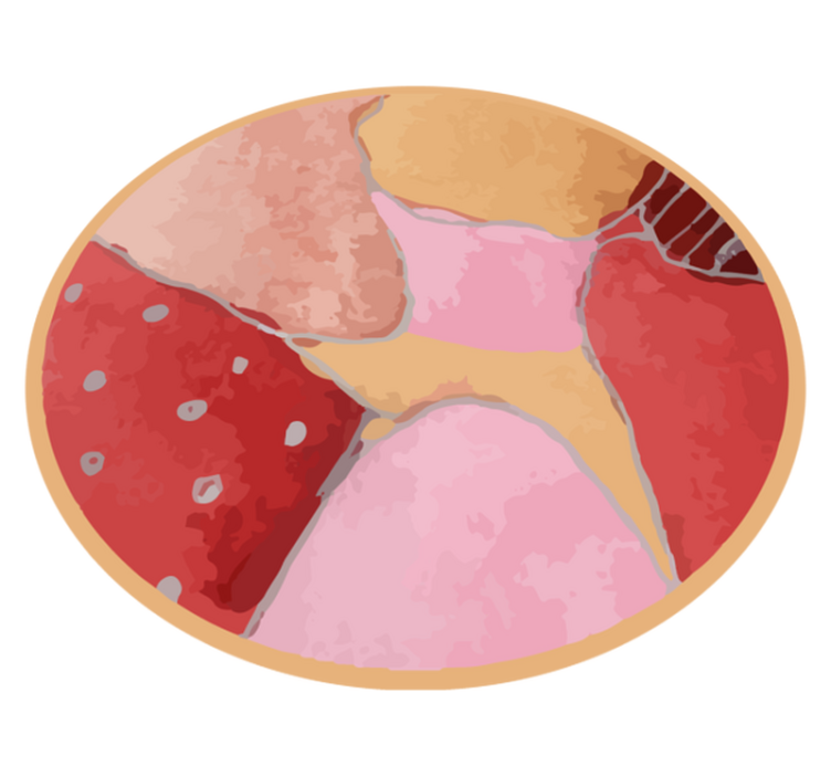 Levendige bloemenmotieven Vinyl tapijt ontvangsthal - TenStickers