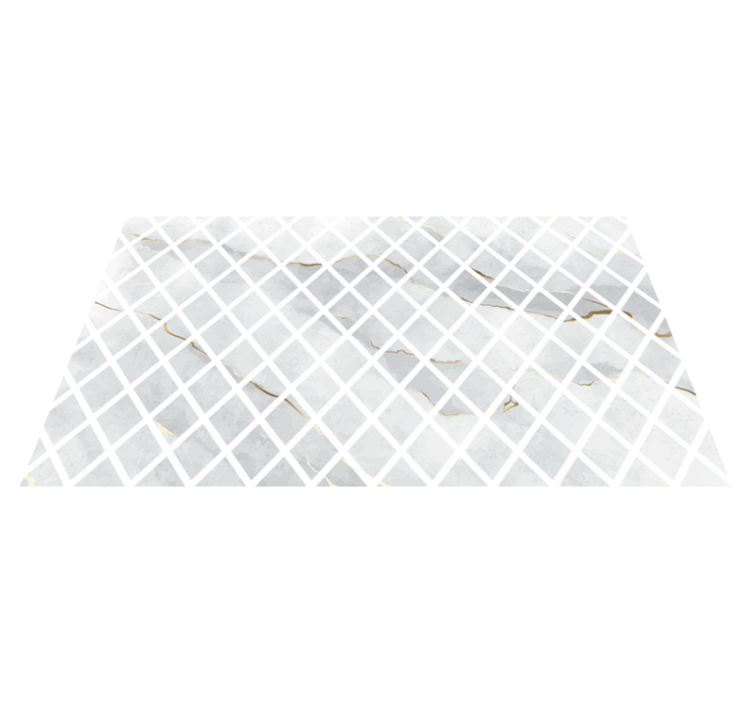 Elegant marmerpatroon vinyl tapijt keuken - TenStickers