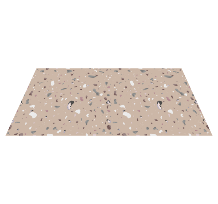 Terrazzo beïnvloed vinyl tapijt textuur - TenStickers
