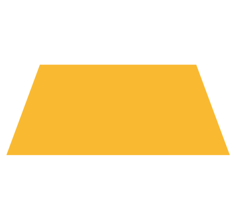 Zonnige gele tint vinyl tapijt slaapkamer - TenStickers