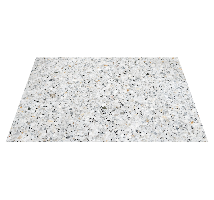 Grijs vinyl tapijt met terrazzo-textuur - TenStickers