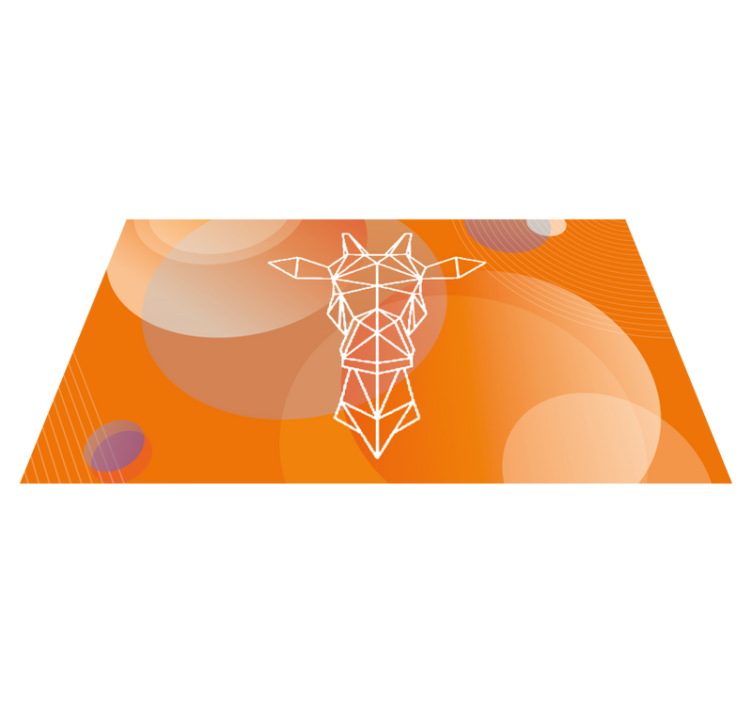 Abstracte geometrische patronen vinyl tapijt modern - TenStickers