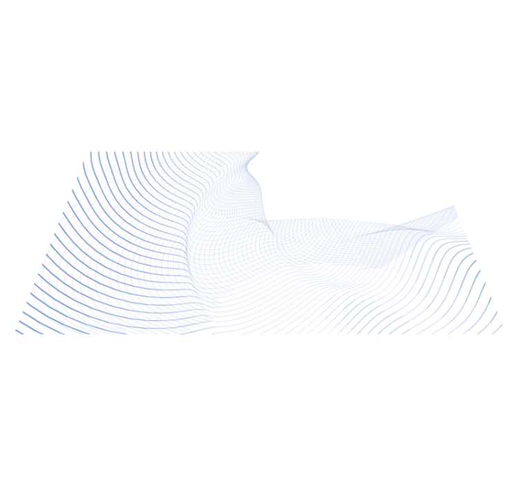 Vloeistofgolfpatroon vinyl tapijt modern - TenStickers