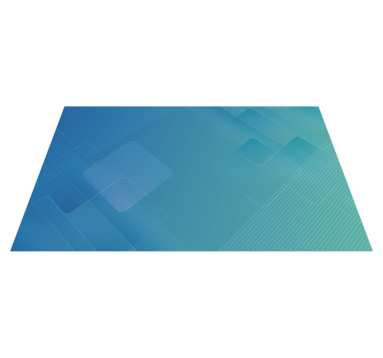 Abstracte geometrische lagen vinyl tapijt modern - TenStickers