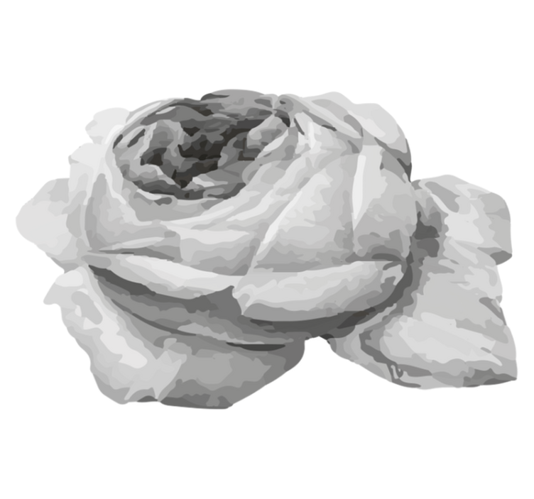 Rozenbloesem vinyl tapijt bloemen en planten - TenStickers