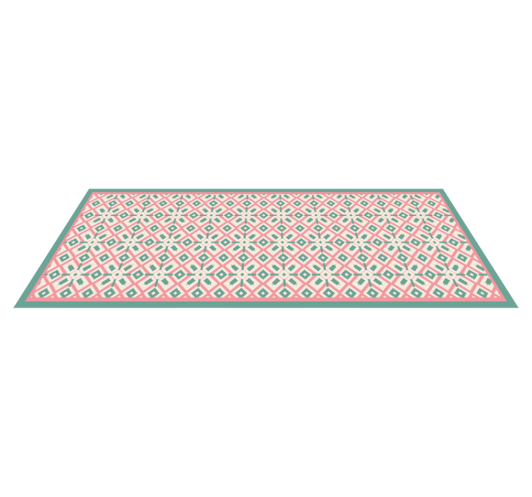 Vinyl tapijt geometrisch levendige geometrische idee - TenStickers