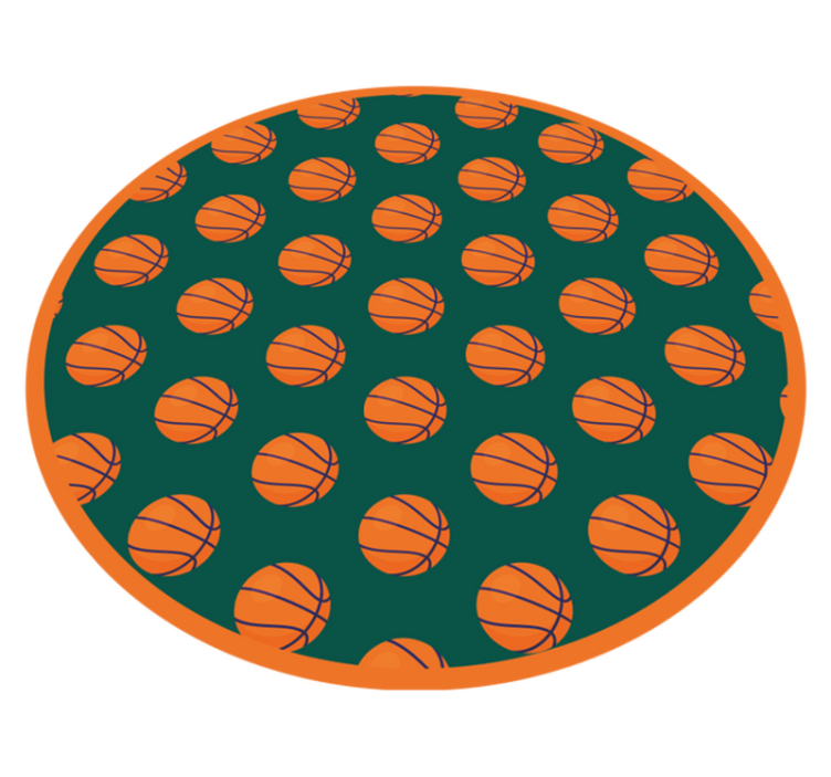 Vinyl tapijt snelwegen basketbal idee - TenStickers