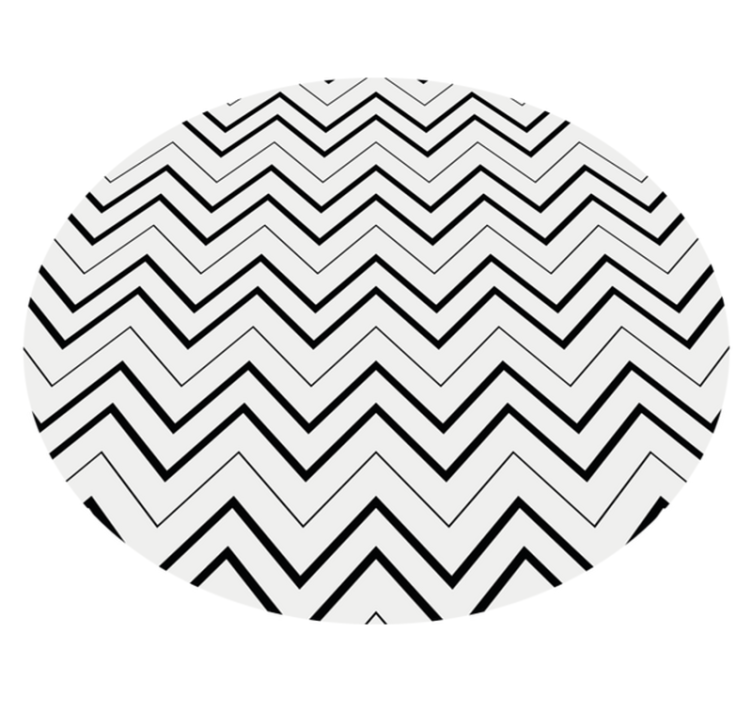 Vinyl tapijt geometrisch visgraatstijl - TenStickers