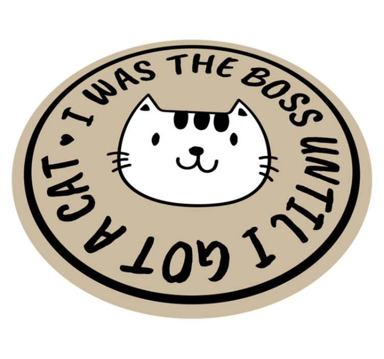 Kattenbaas tot vinyl tapijt alfabet - TenStickers
