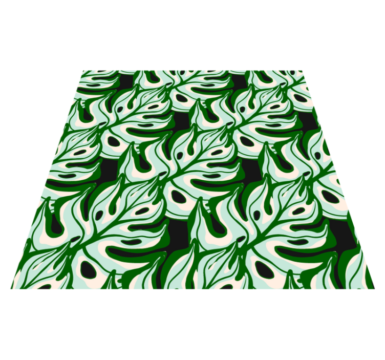 Vinyl tapijt natuur tropisch foliage print - TenStickers