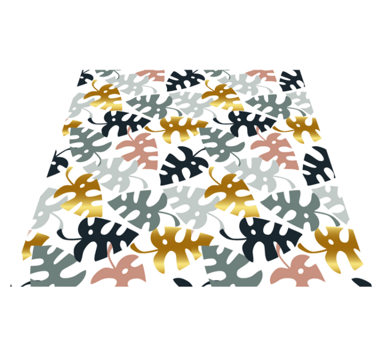 Vinyl tapijt natuur leaf embleem - TenStickers