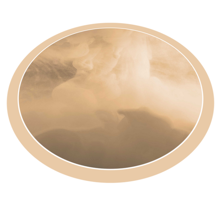 Zachte crèmegolven vinyl tapijt badkamer - TenStickers