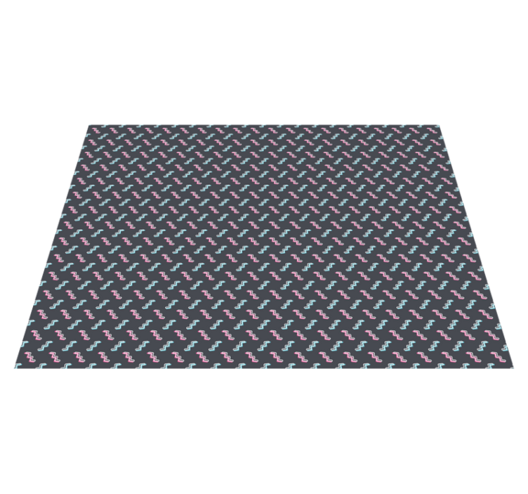 Kleurrijke golvende vormen vinyl tapijt meer kinderen - TenStickers