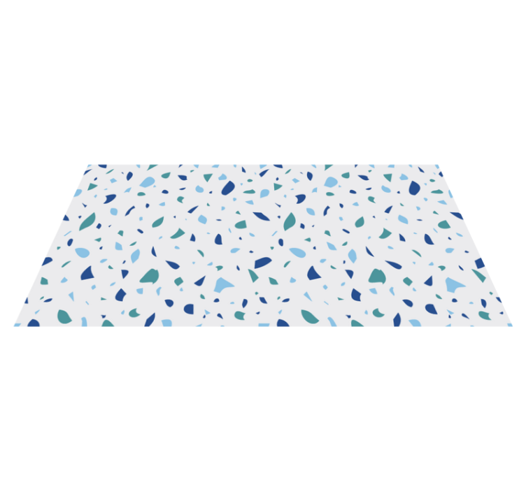 Kleurrijk patroon marmeren vinyl tapijt - TenStickers